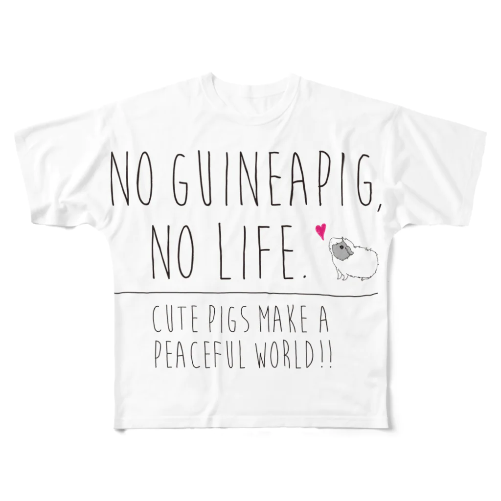 hiyo29のno guineapig , no life. All-Over Print T-Shirt