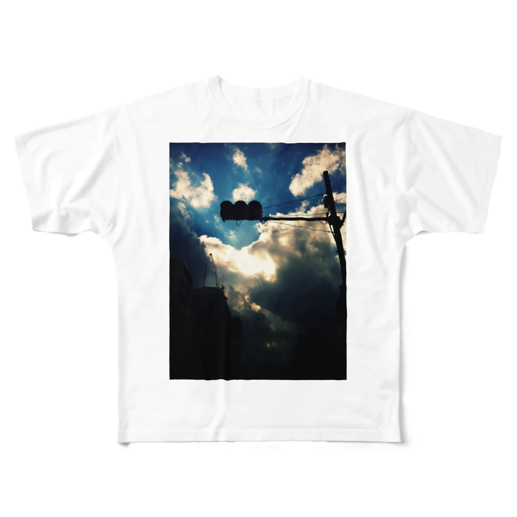 雨宮圭一郎のIt's subjective to think it's beautiful, but it's universal. フルグラフィックTシャツ