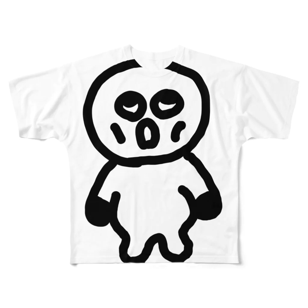 Venizakuraのうわのそらくん フルグラフィックTシャツ