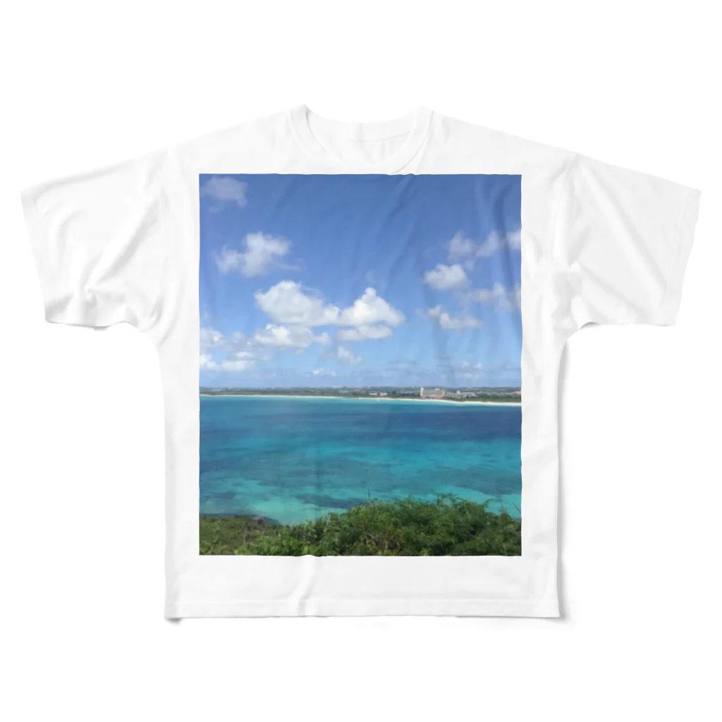 iaryの沖縄の海と空 All-Over Print T-Shirt