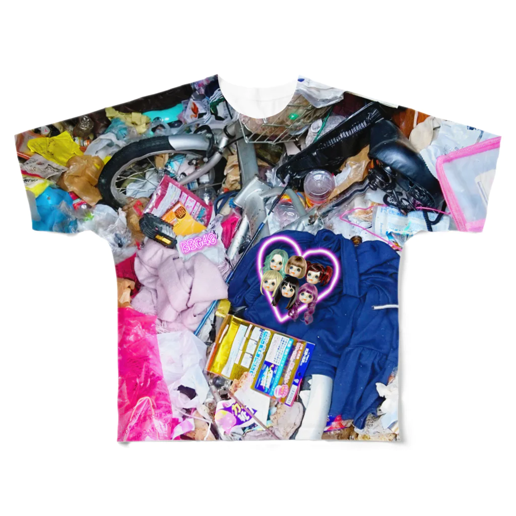 BBG48グッズショップのダスト☆メモリー All-Over Print T-Shirt