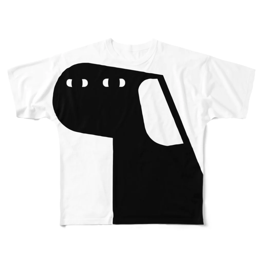 オ ザ むのANIMALシリーズ　いぬ All-Over Print T-Shirt