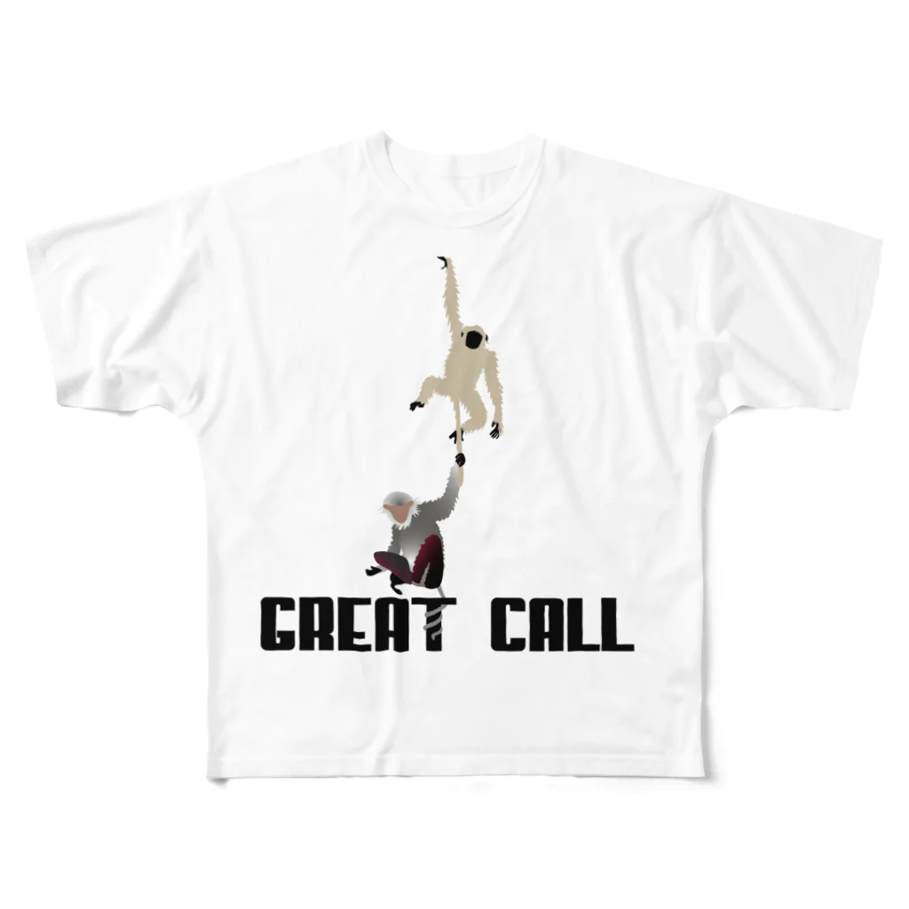 GREAT_CALLのラングール All-Over Print T-Shirt