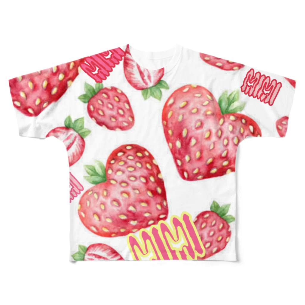 MIMIshopのMIMIBerry フルグラフィックTシャツ