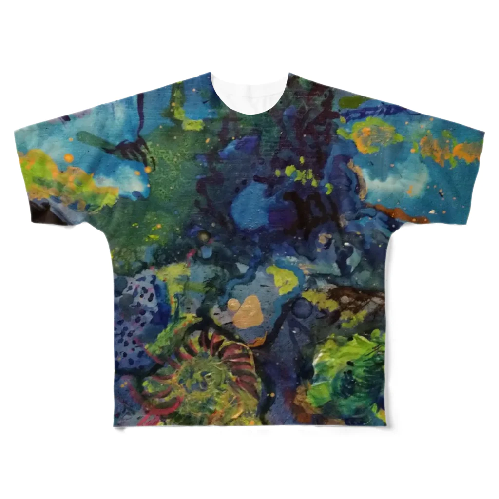 SPADAのCells and chloroplasts All-Over Print T-Shirt