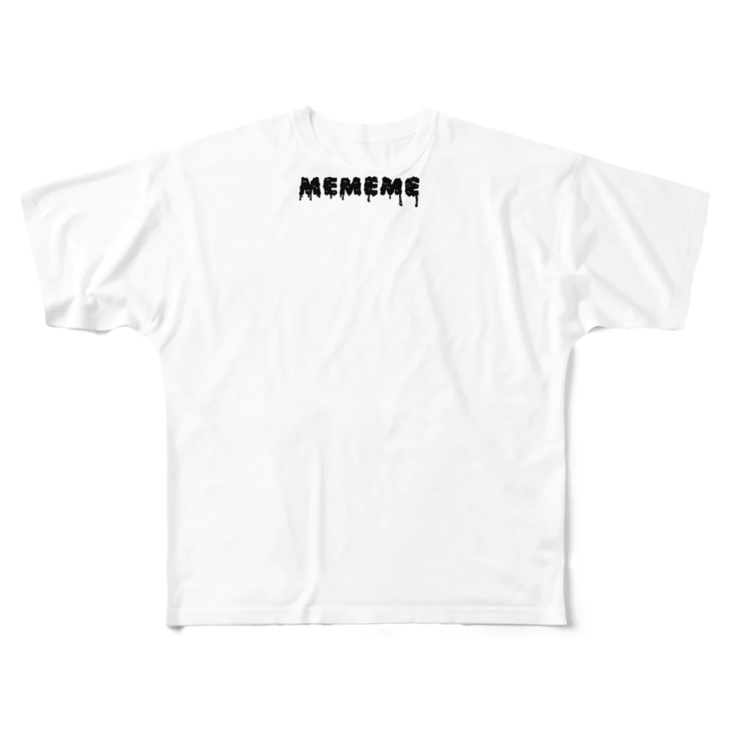 meMEmeの羽根 フルグラフィックTシャツ