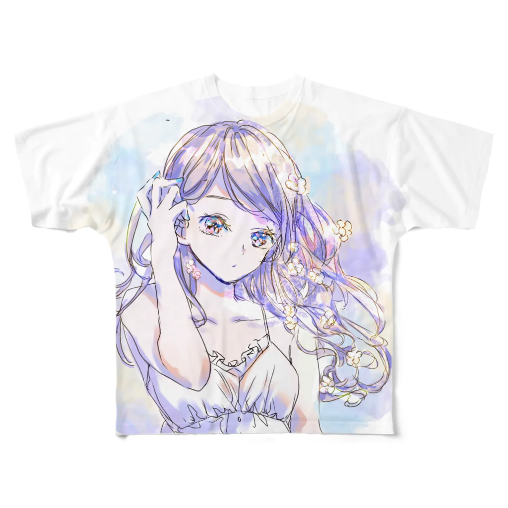 JinxyのU フルグラフィックTシャツ