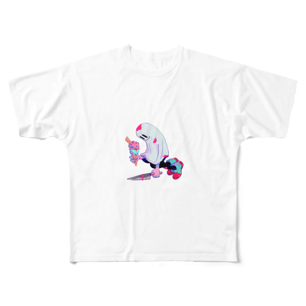 GETEMONOの1発ヤッたおばけちゃん All-Over Print T-Shirt