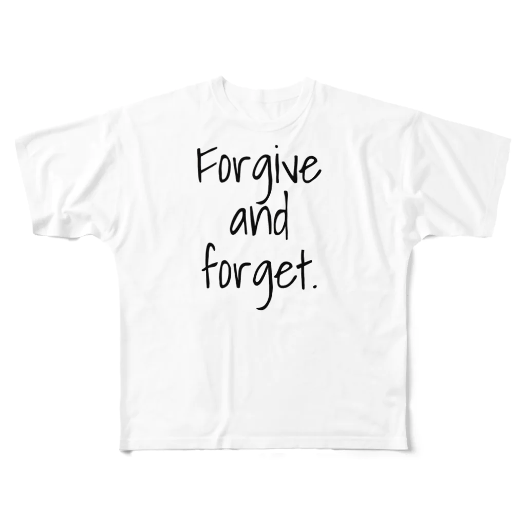 WingsのForgive and forget​. フルグラフィックTシャツ