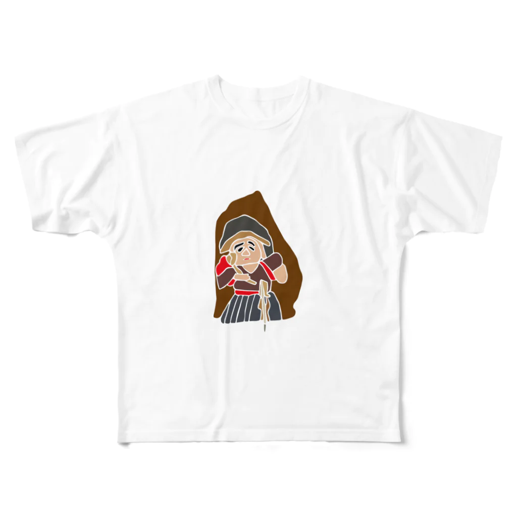 MOBの姶良市下名西田の田の神 All-Over Print T-Shirt