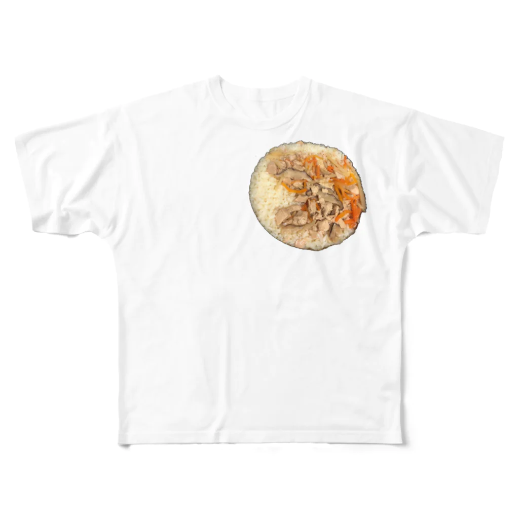 R/Rの炊き込みご飯 フルグラフィックTシャツ