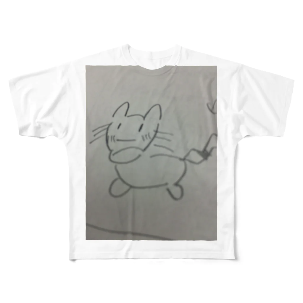 Oliveのゆるゆるにゃあ All-Over Print T-Shirt