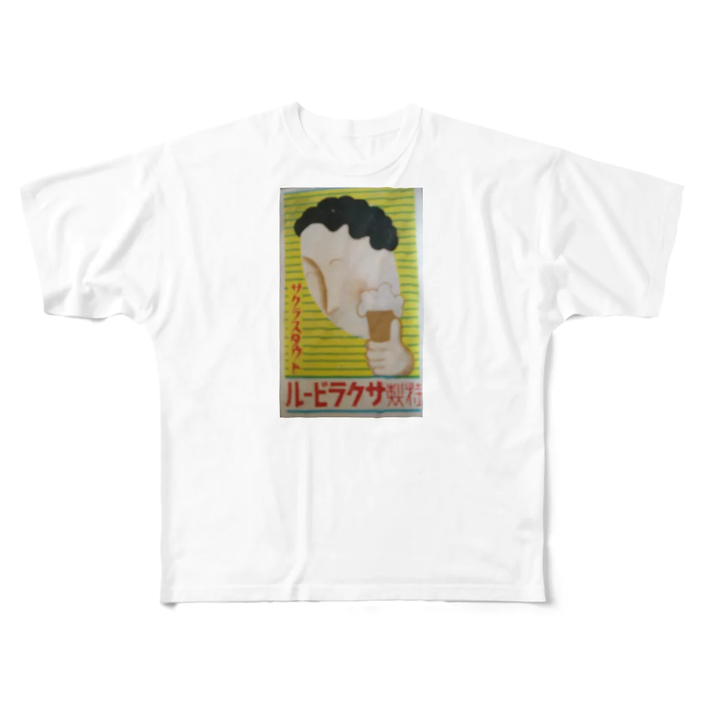 retro_nipponのレトロTOKIO　さくらBEER All-Over Print T-Shirt