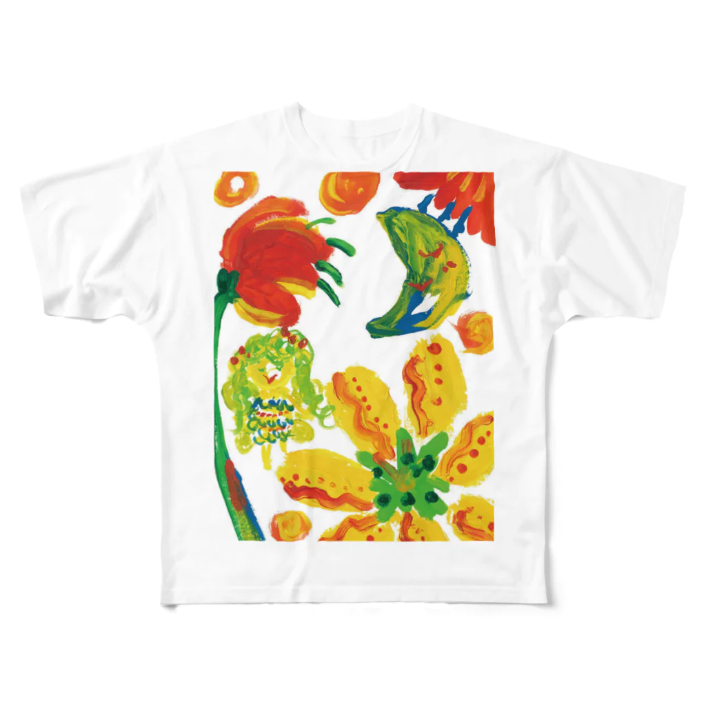 haruca🌱やさしさ感じるアート🌱のharuca artdesign All-Over Print T-Shirt