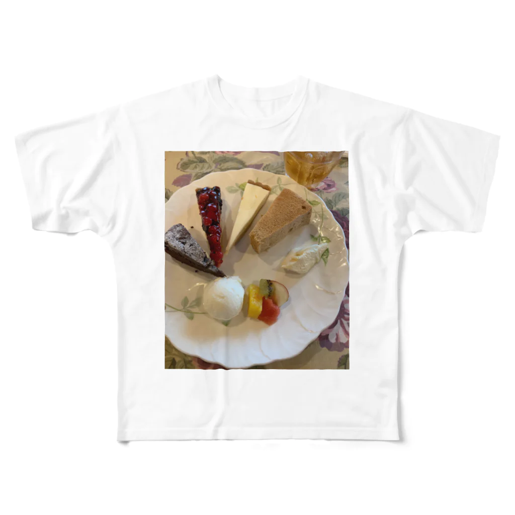 RARAのcake フルグラフィックTシャツ