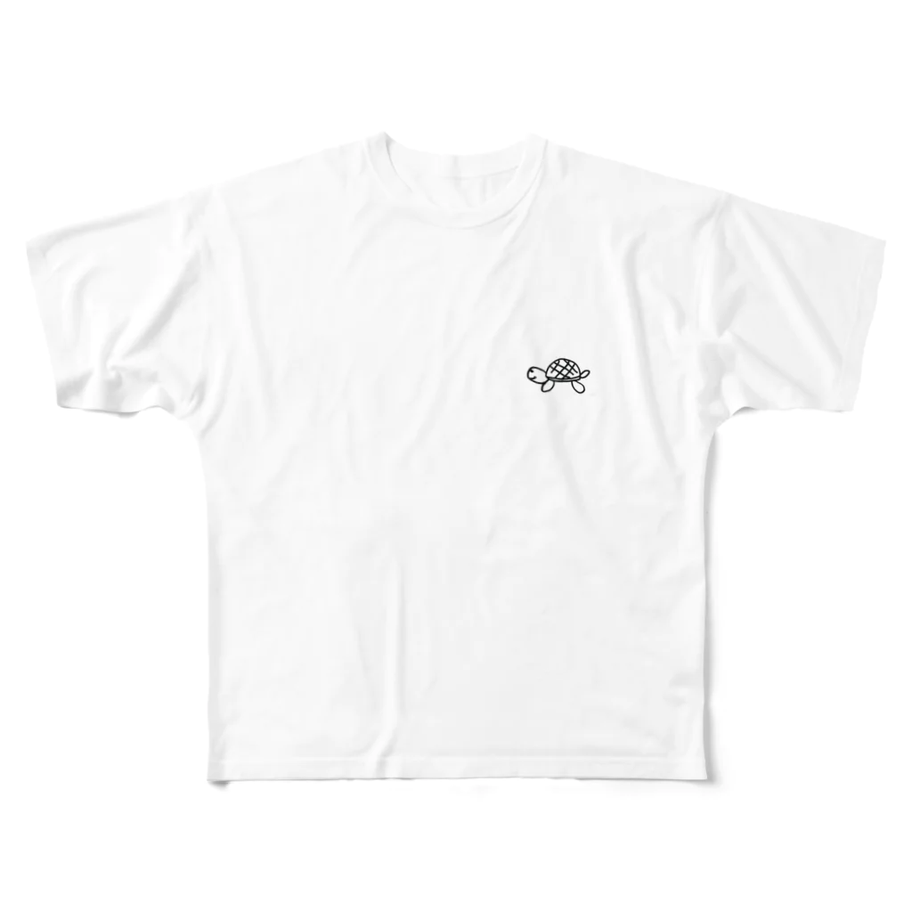 kinakokoのカメのカメオくん All-Over Print T-Shirt