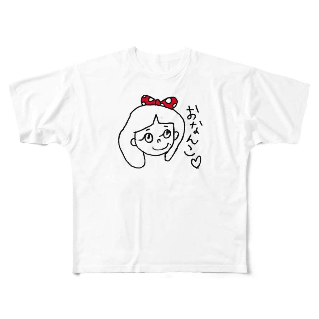 motigomeのおなんこ。 フルグラフィックTシャツ