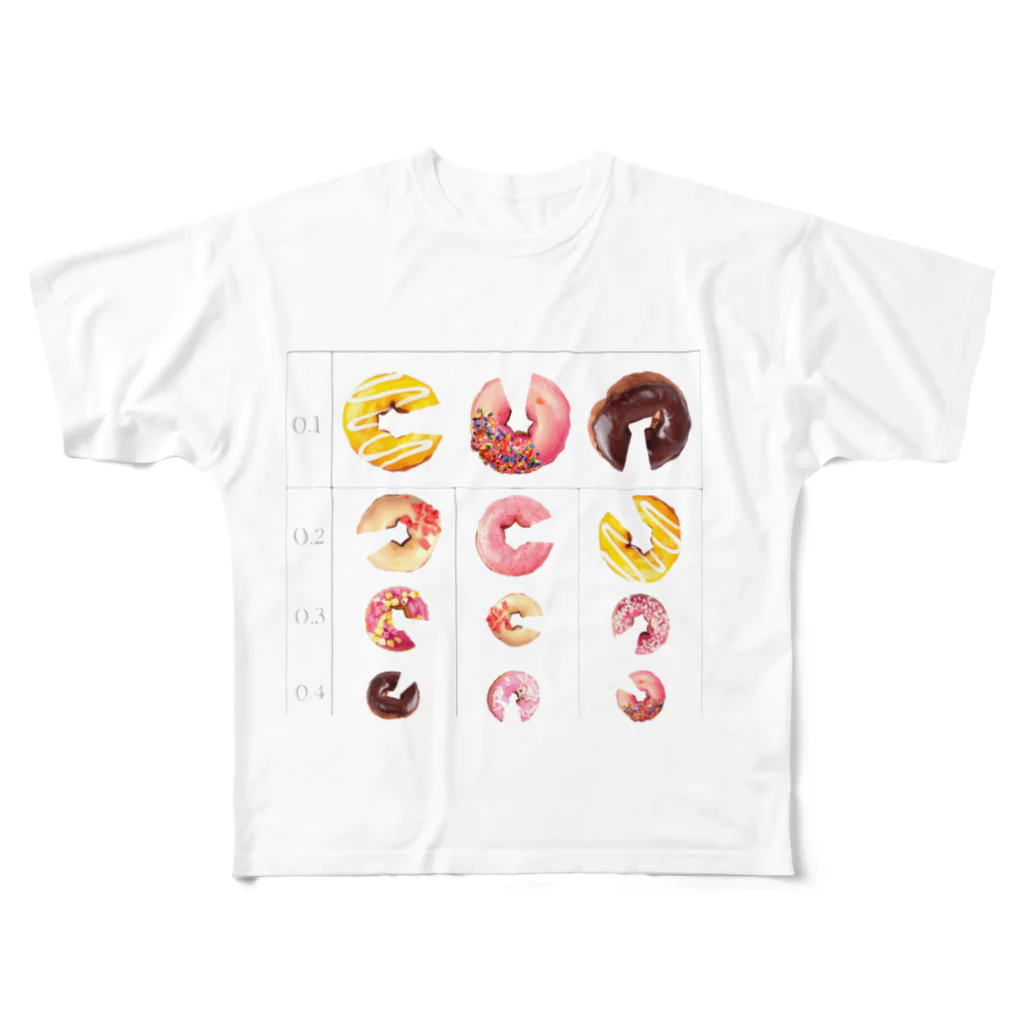 ay-nの視力検査🍩 All-Over Print T-Shirt