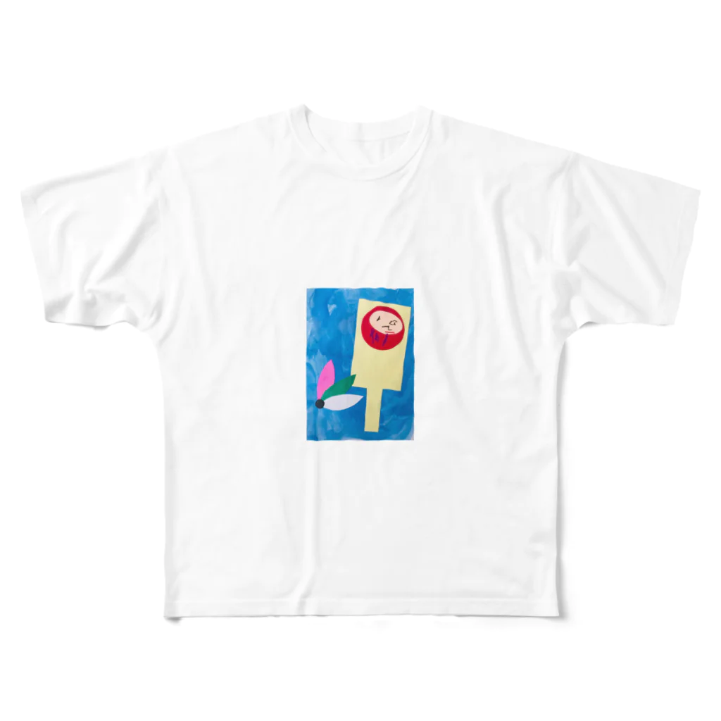 Mika Nomuraの羽子板トントン フルグラフィックTシャツ