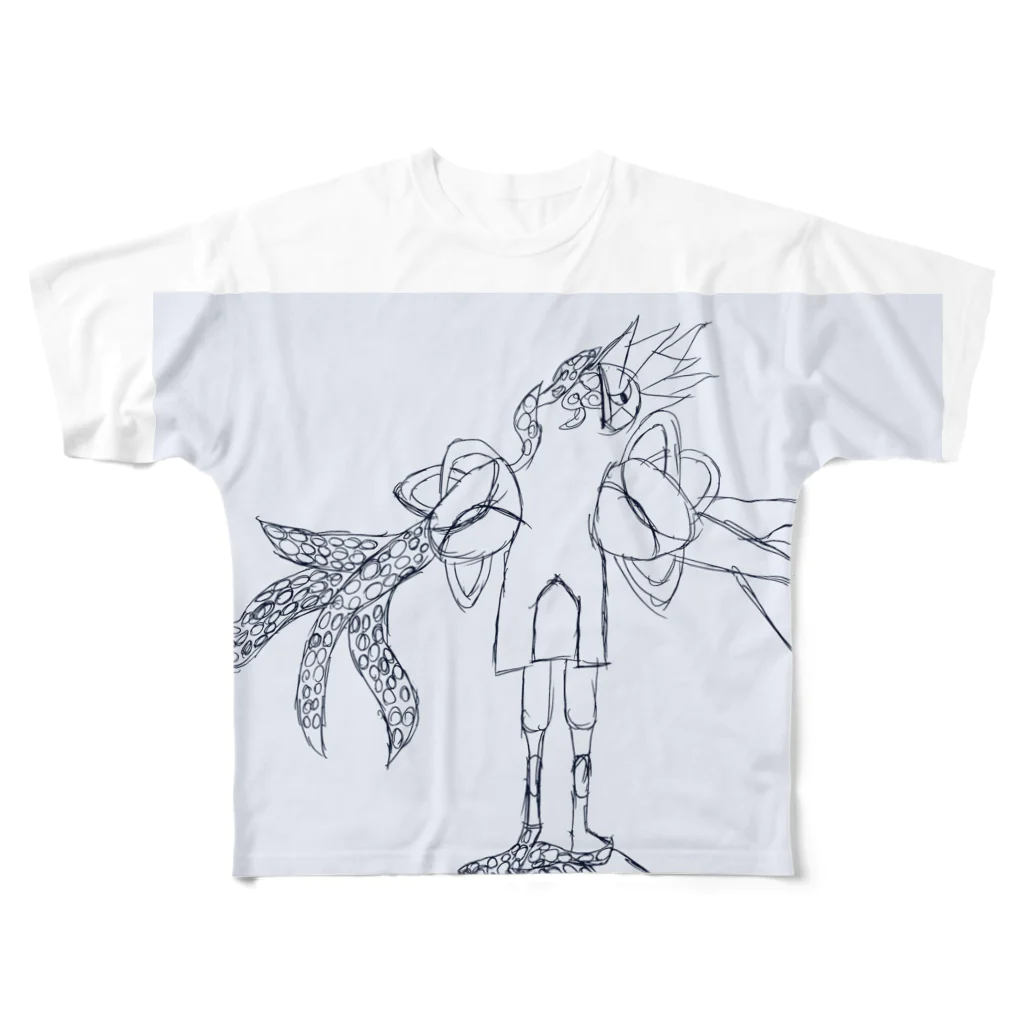 Ryo-artのトリン フルグラフィックTシャツ