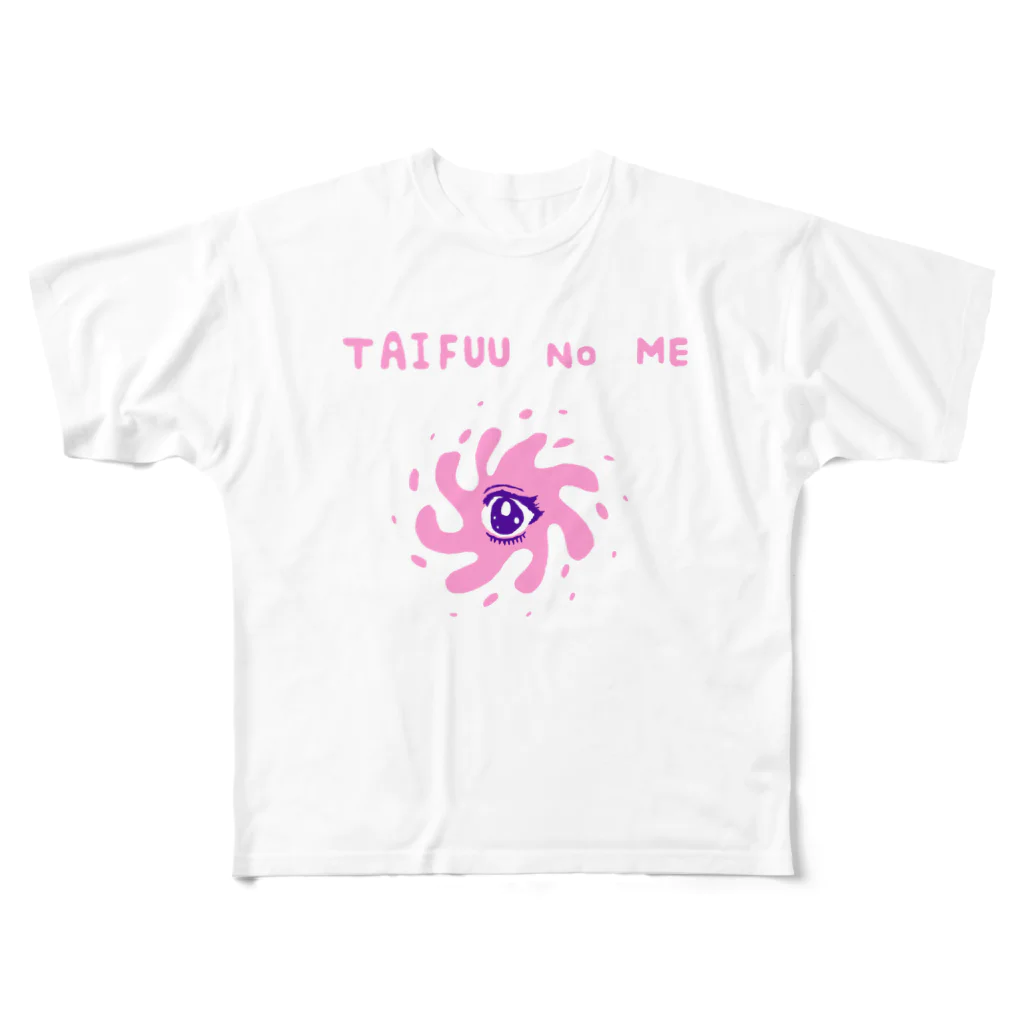 NIKORASU GOの台風の目＜レディコミ風＞ All-Over Print T-Shirt