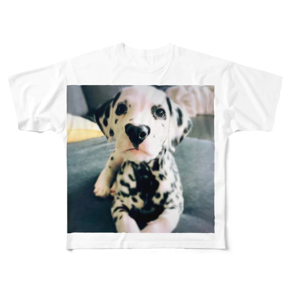 LuCaのDog フルグラフィックTシャツ