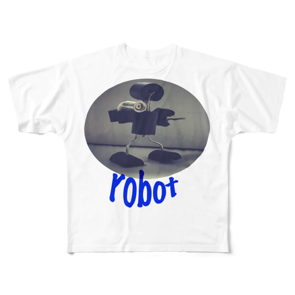 赤色の国のロボットくん フルグラフィックTシャツ