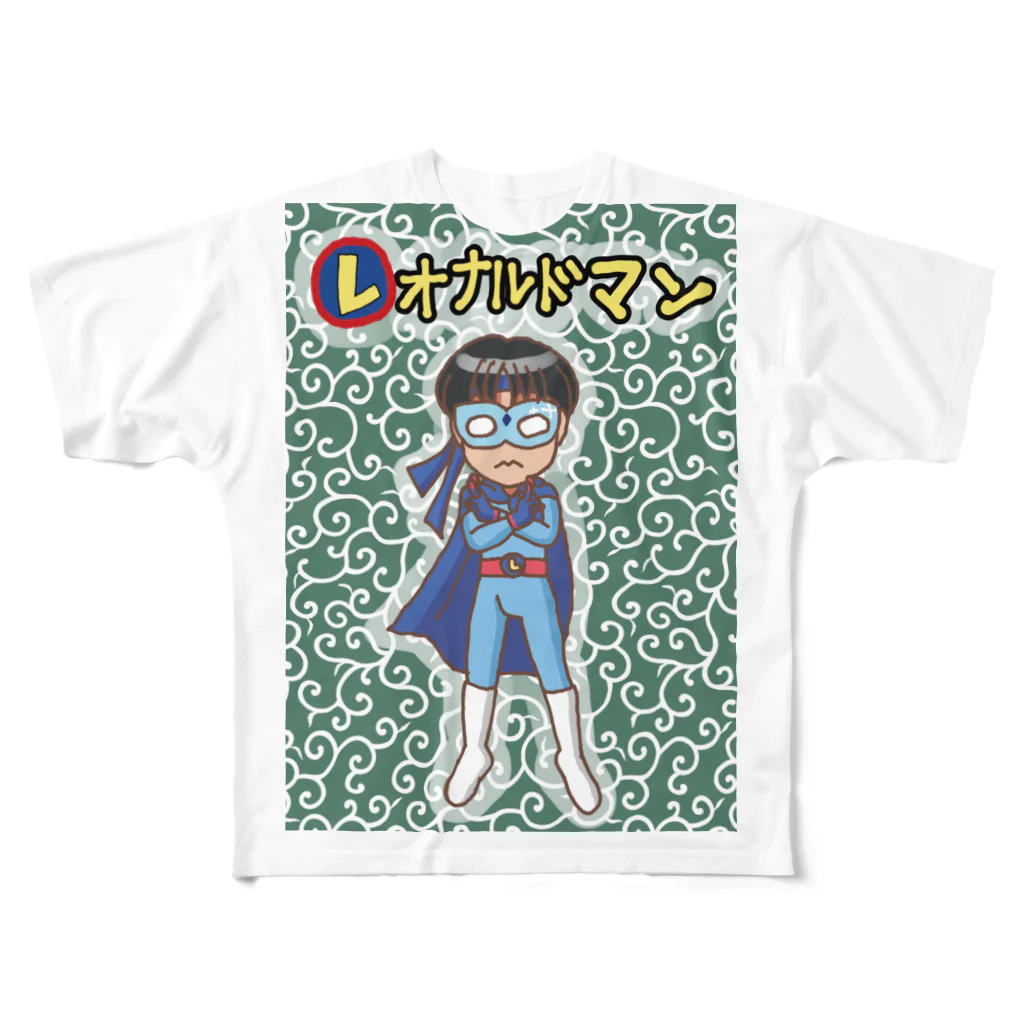 オナルドマンショップのレオナルドマン デフォルメイラスト All-Over Print T-Shirt