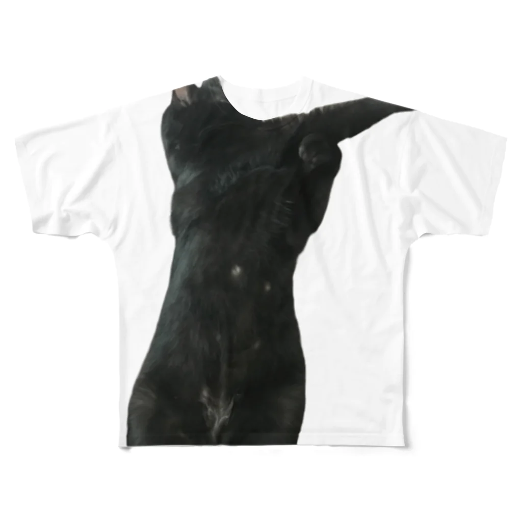  HARU-NYANKOのあちょーねこ All-Over Print T-Shirt