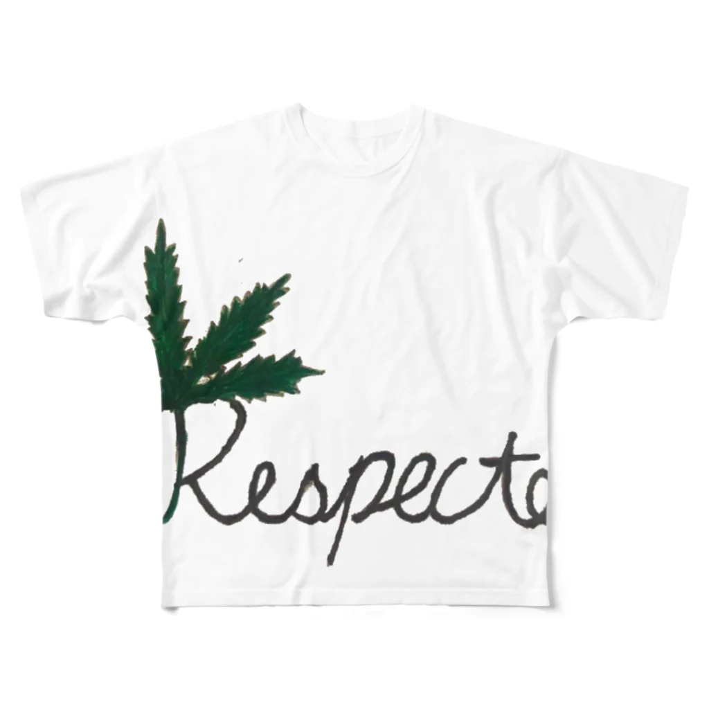 suusan0719の Respecter All-Over Print T-Shirt