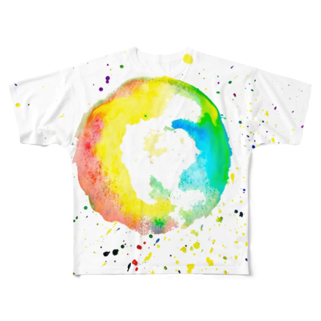 でくのぼうのちんちくりん。Tシャツ All-Over Print T-Shirt