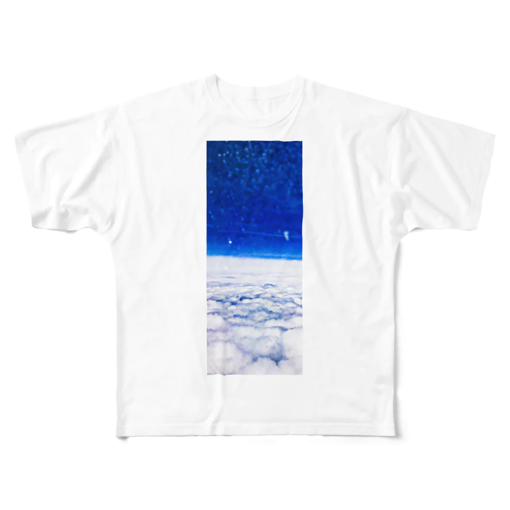 Miraoの空の上の感じ All-Over Print T-Shirt