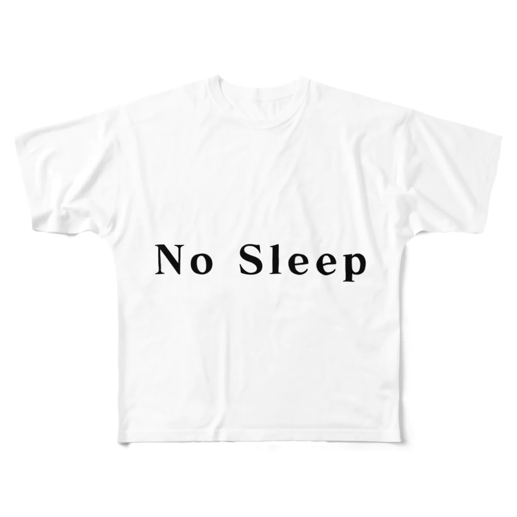 しゅんのNo Sleep All-Over Print T-Shirt