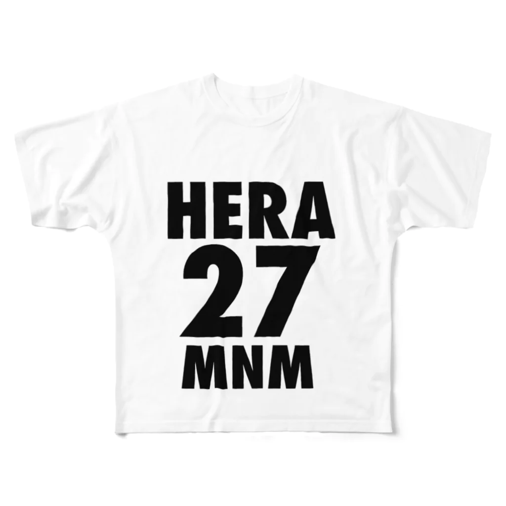 manaminnのHERA27  フルグラフィックTシャツ