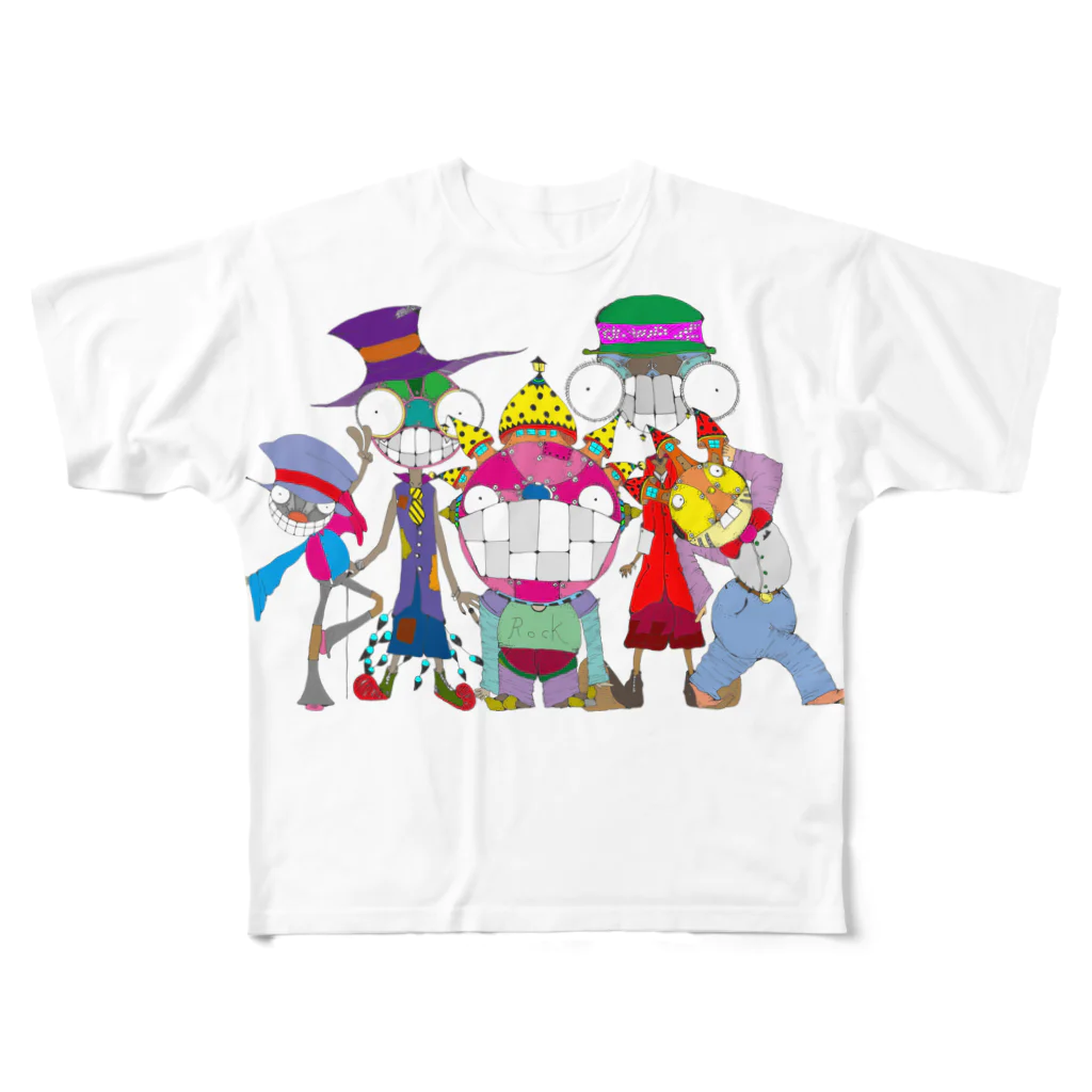 HaveーFun 嘉のHaveーFun　CreatureグラフィックTシャツ All-Over Print T-Shirt