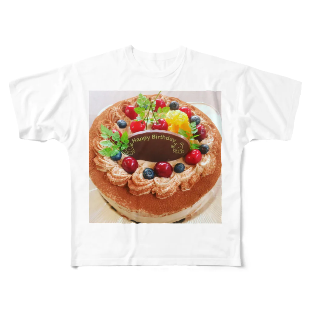 うさぎ堂のバースデーケーキ🎂 All-Over Print T-Shirt