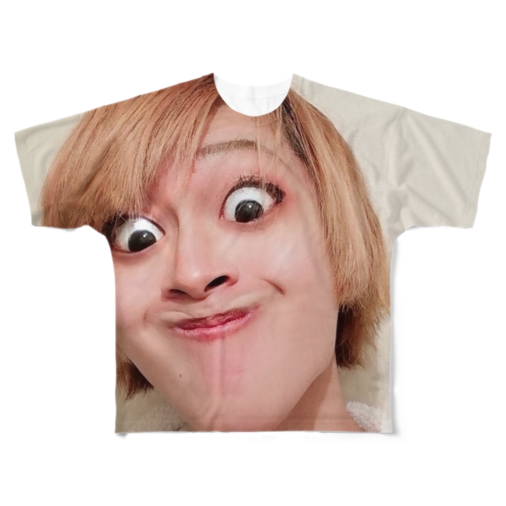 名無しの変顔 All Over Print T Shirt By ななし屋 Nameless 774 Suzuri
