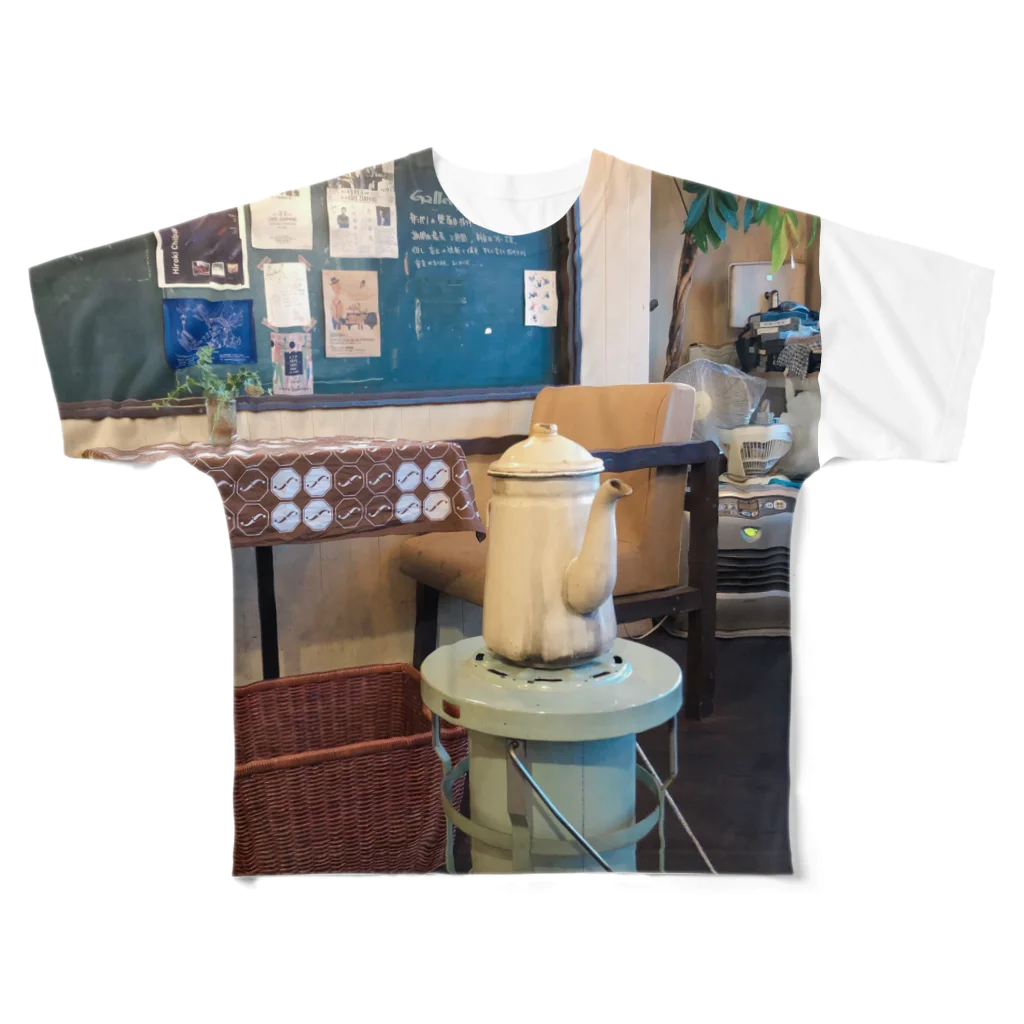 593の喫茶店 フルグラフィックTシャツ