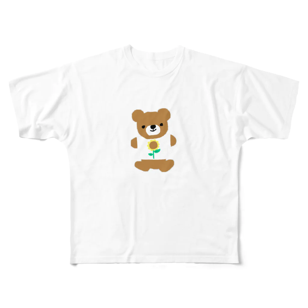 coco00のくまくま フルグラフィックTシャツ