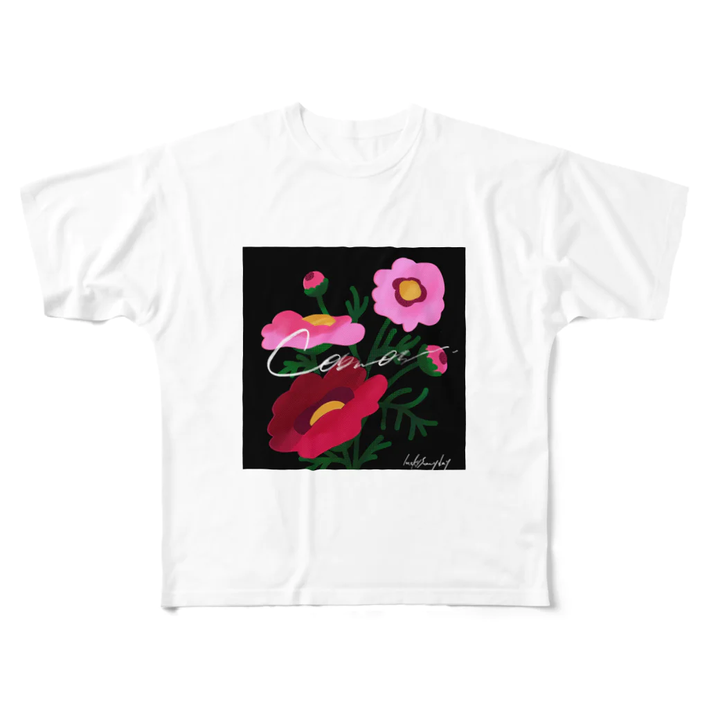 LuckySunnyDaySTOREのcosmos  フルグラフィックTシャツ