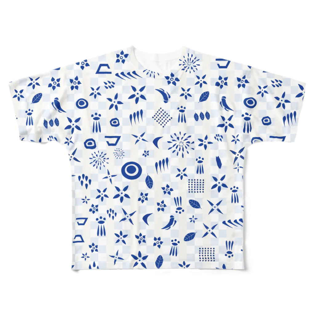 SOKICHISAITOのShiKi001_PlAiD フルグラフィックTシャツ