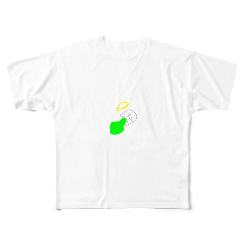 疲労ちゃおちゃんの天に召されるお茶 All-Over Print T-Shirt