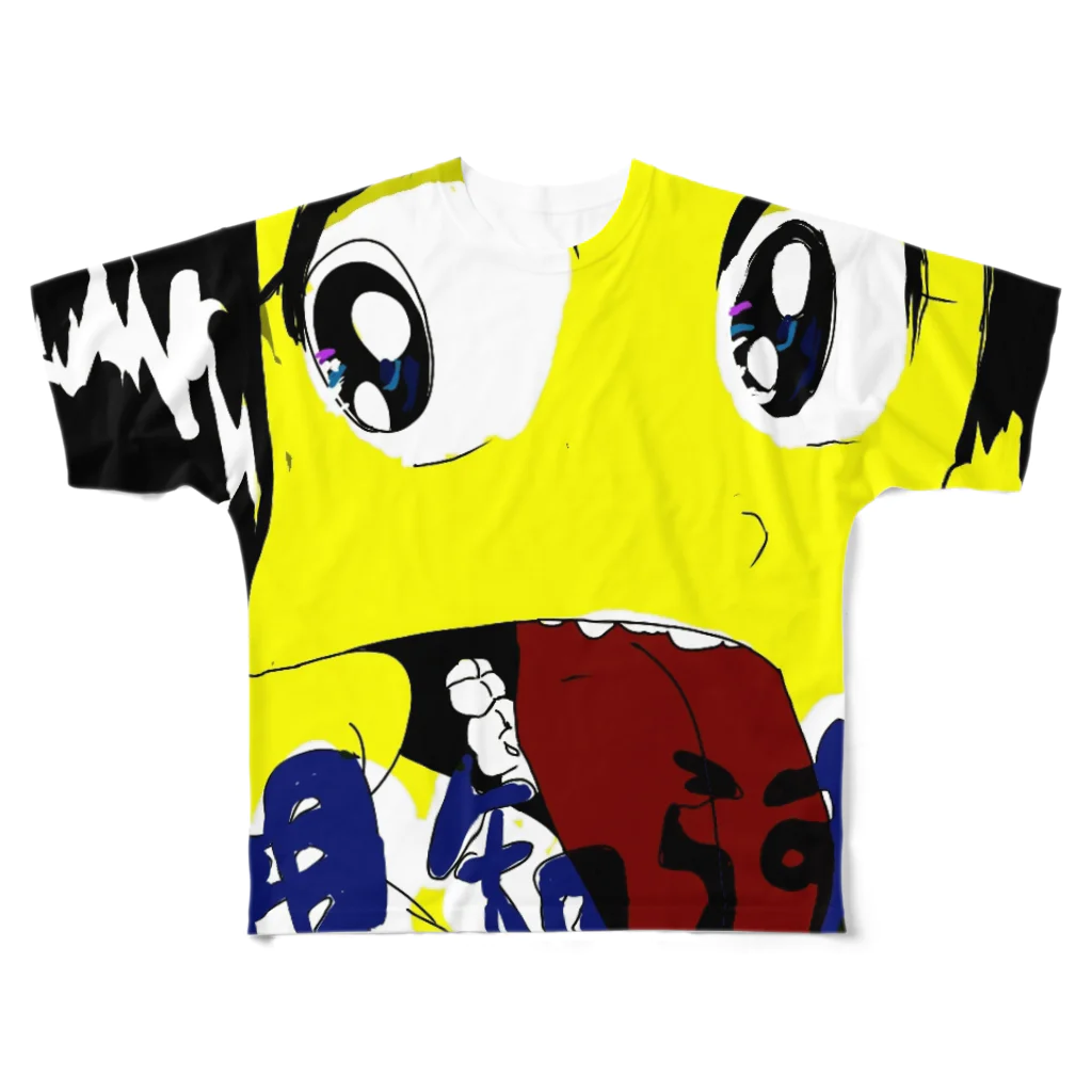 Lucy Kava's shopの親不知 All-Over Print T-Shirt