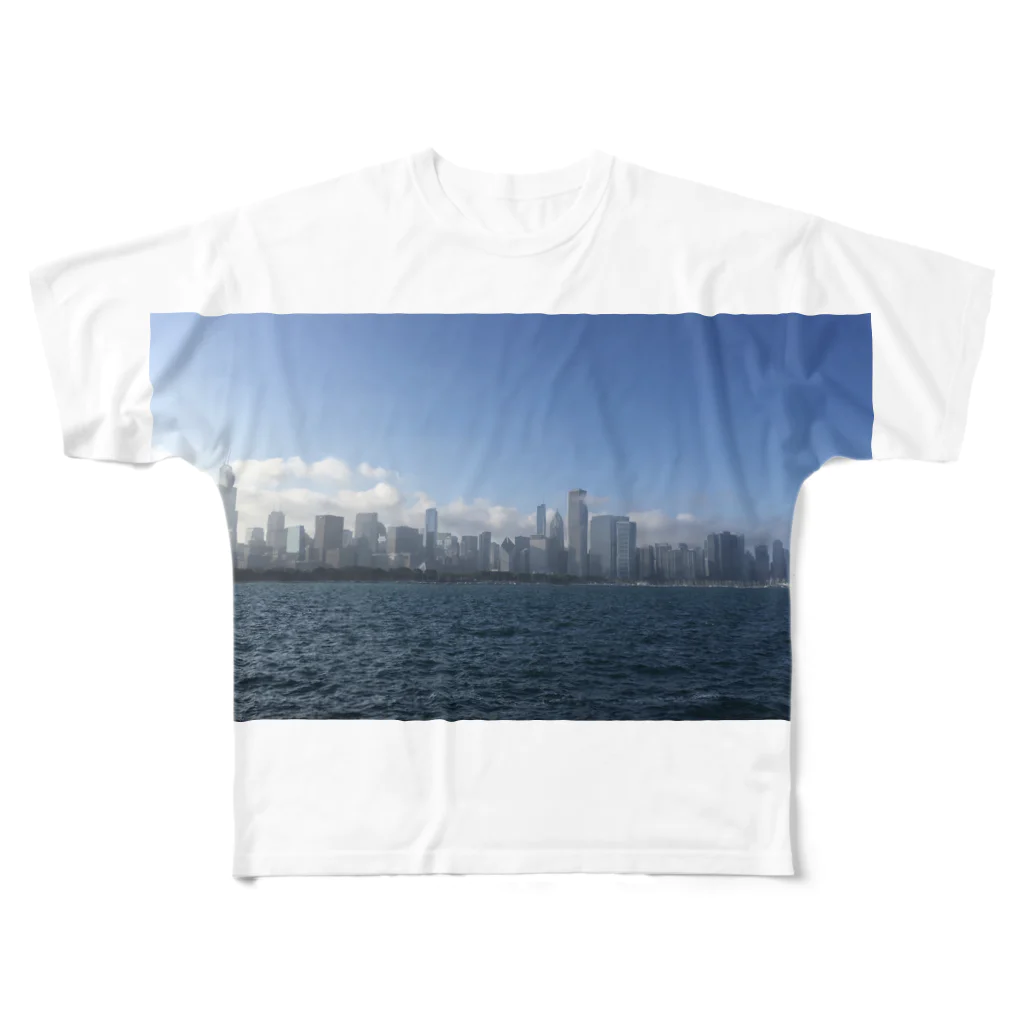 テラコヤのSKYSCRAPER フルグラフィックTシャツ