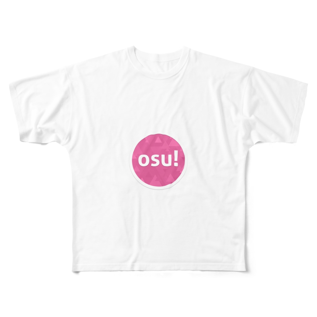 drag Vend tilbage Regnjakke osu!アイテム All-Over Print T-Shirt by たの ( tano_pepetensi ) ∞ SUZURI