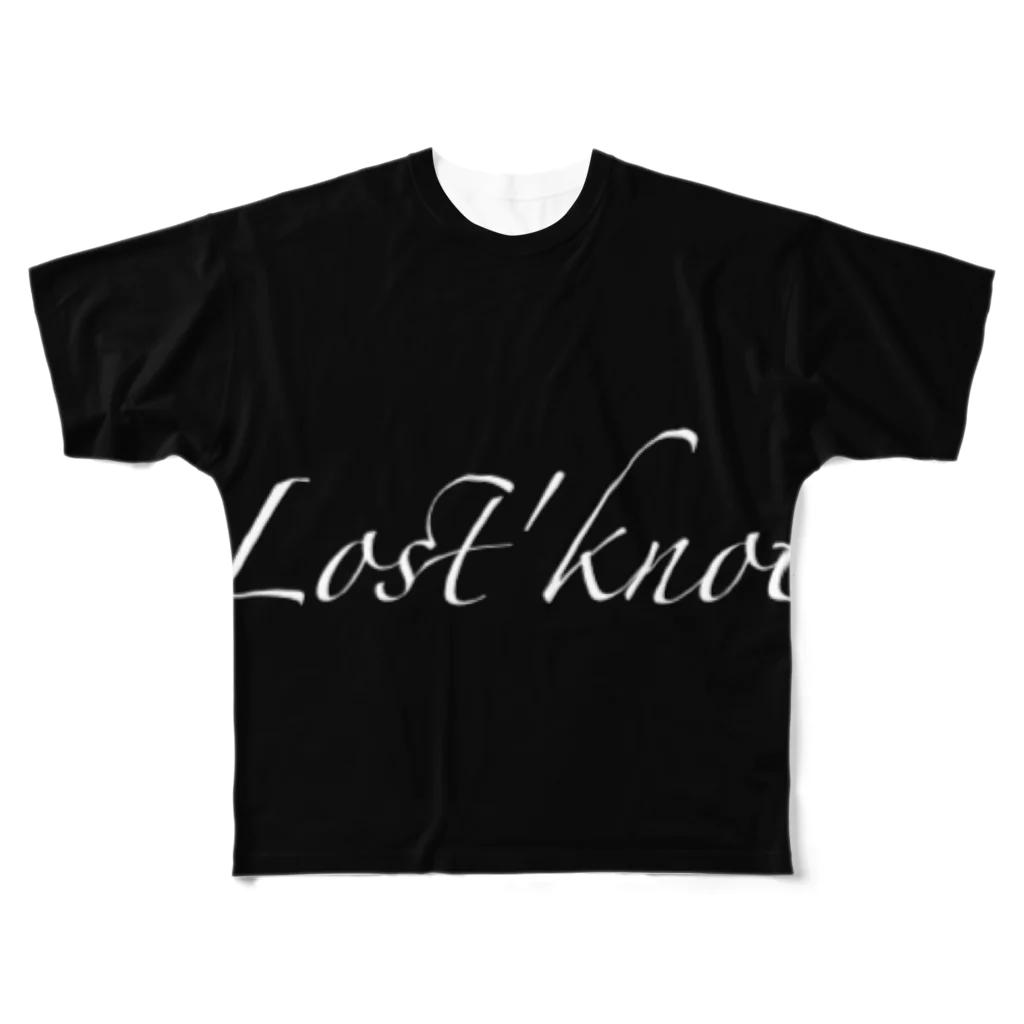 Lost'knotの結び目どこいったと？ フルグラフィックTシャツ