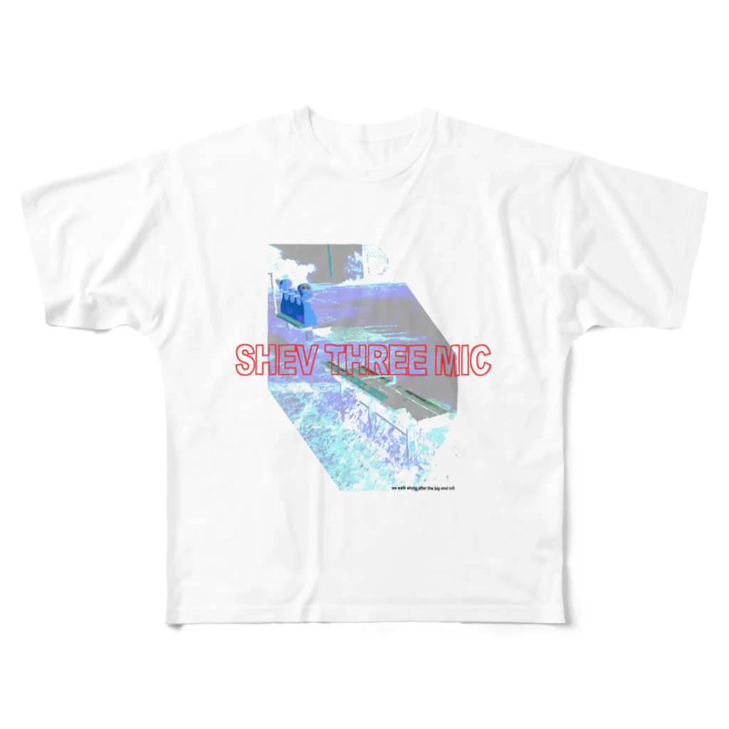 notexistのSHEV THREE MIC All-Over Print T-Shirt