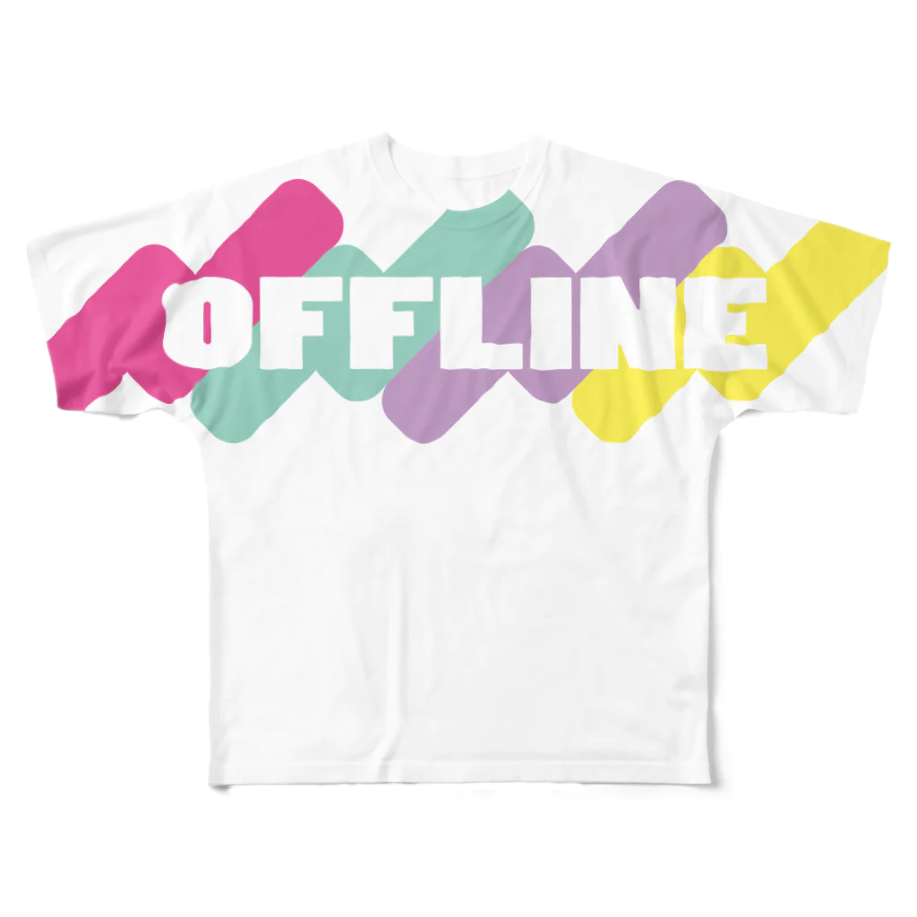 amuYouのOFFLINE フルグラフィックTシャツ