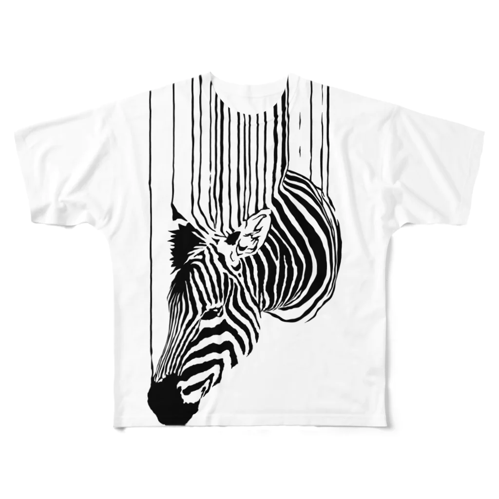 FIELD EDGE FLEAKのzebra All-Over Print T-Shirt