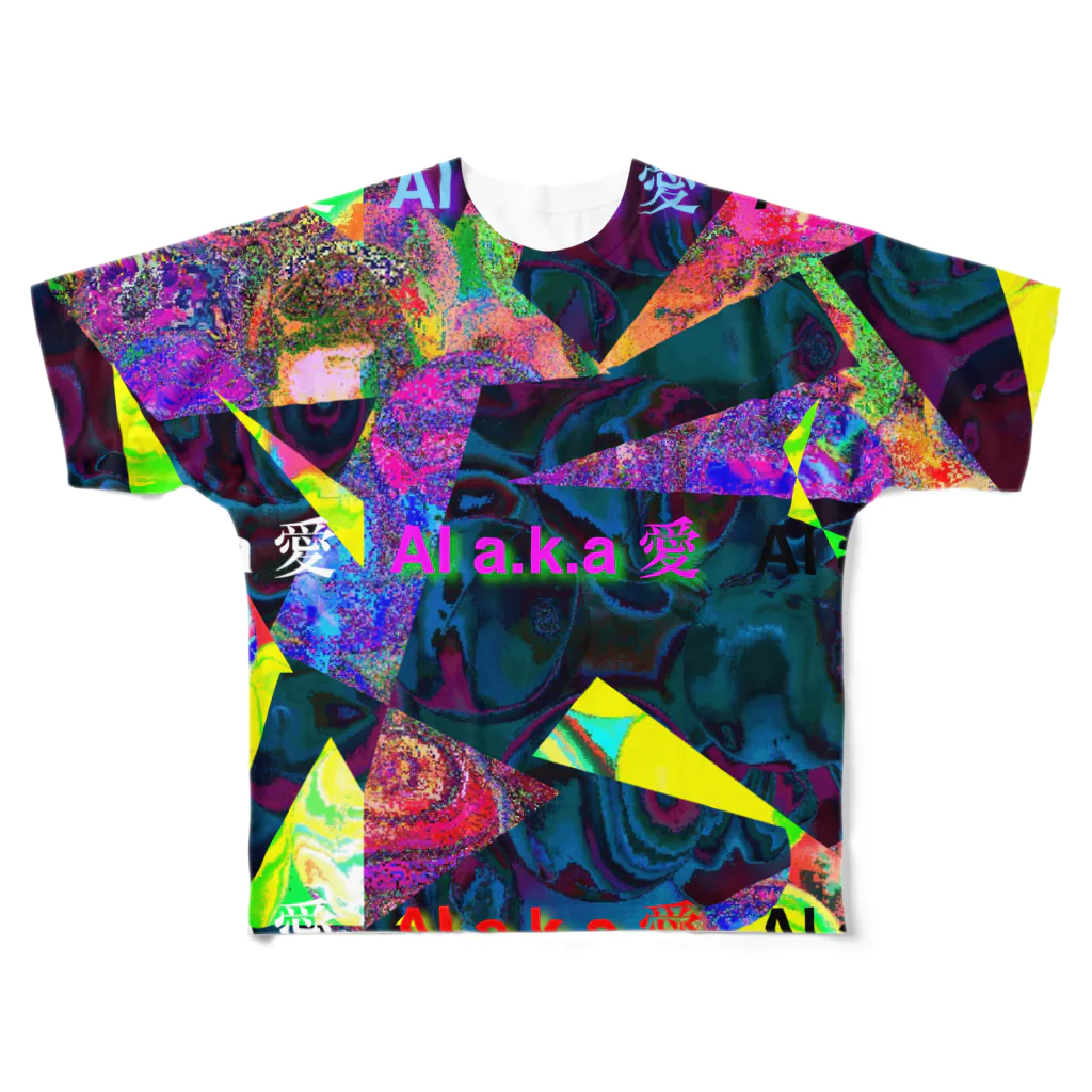 yorugiのAI a.k.a 愛 ある意味ロゴT All-Over Print T-Shirt